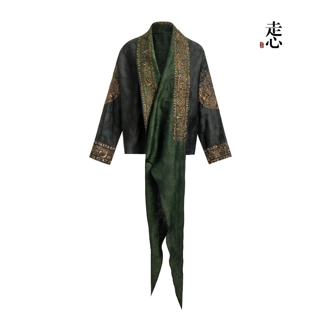 Xiangyun Silk Bronze Jacket