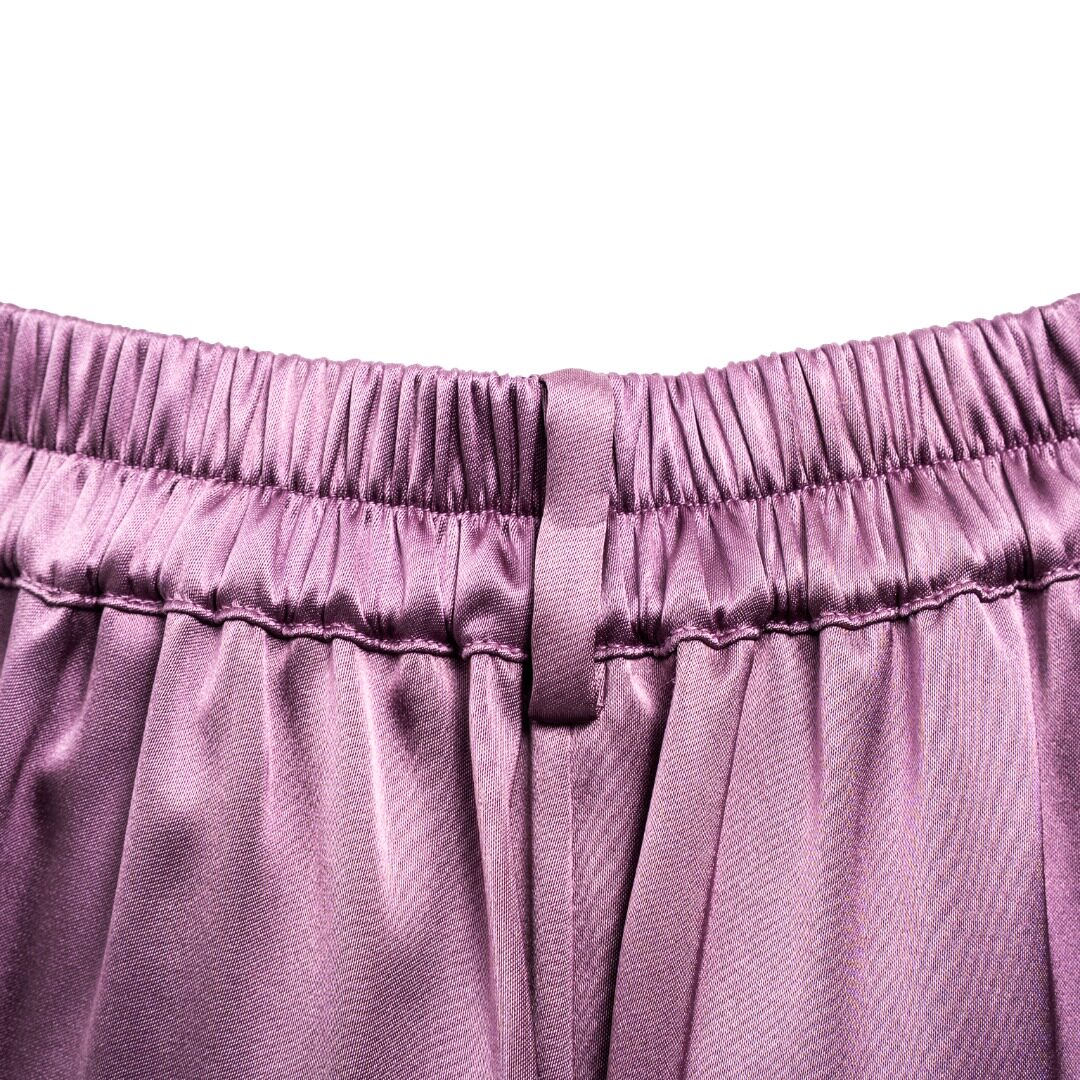 Luxury Heavy Silk Wide-Leg Palazzo Pants- 26ZKZ6317