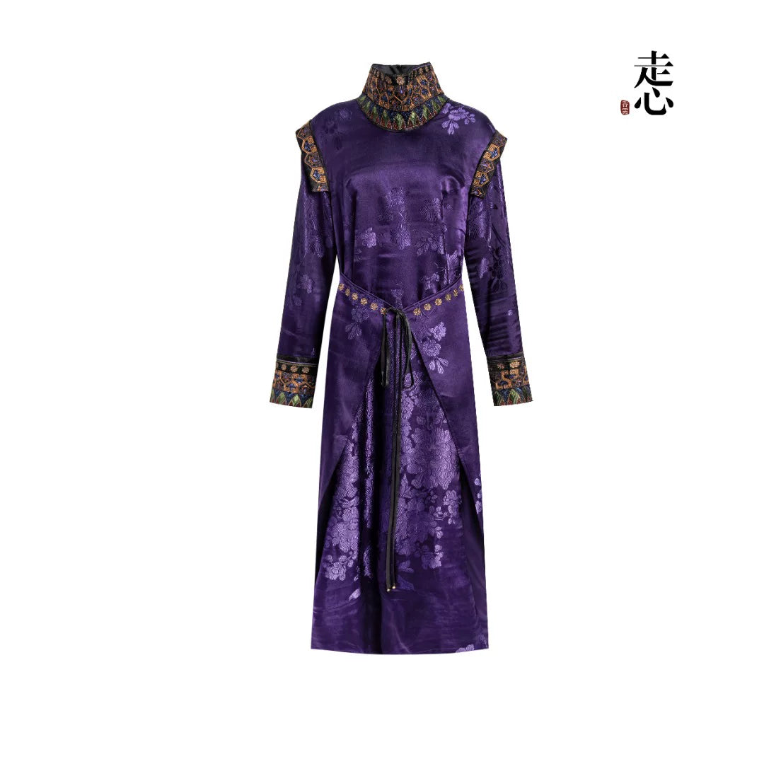 Luxury Guge Kingdom Silk Tibetan Dress- 24Z50001