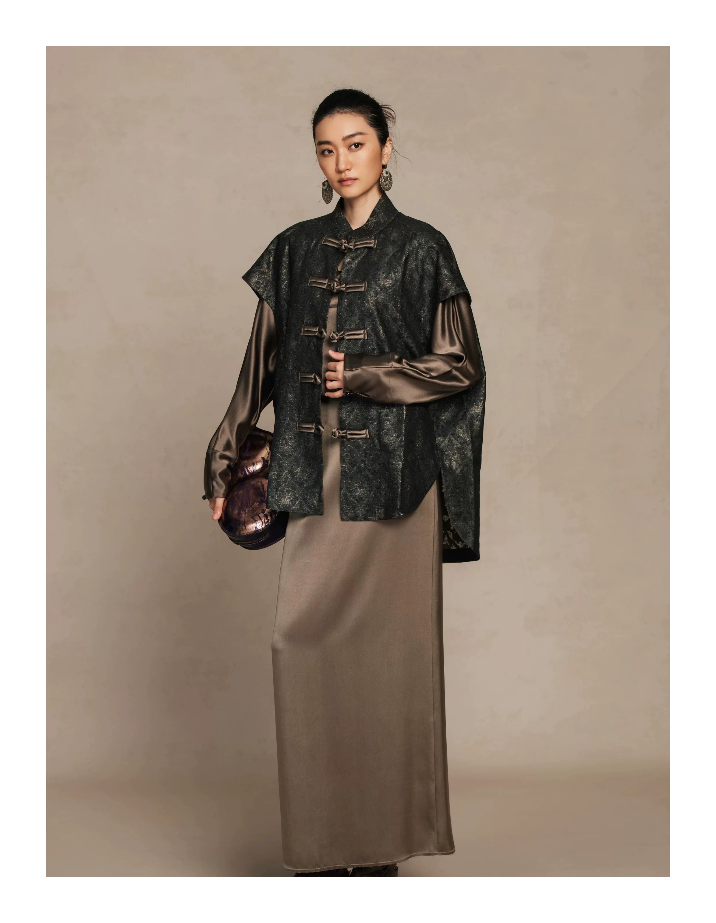 Luxury 60 Momme Heavy Silk Maxi Skirt- 26Z26214729