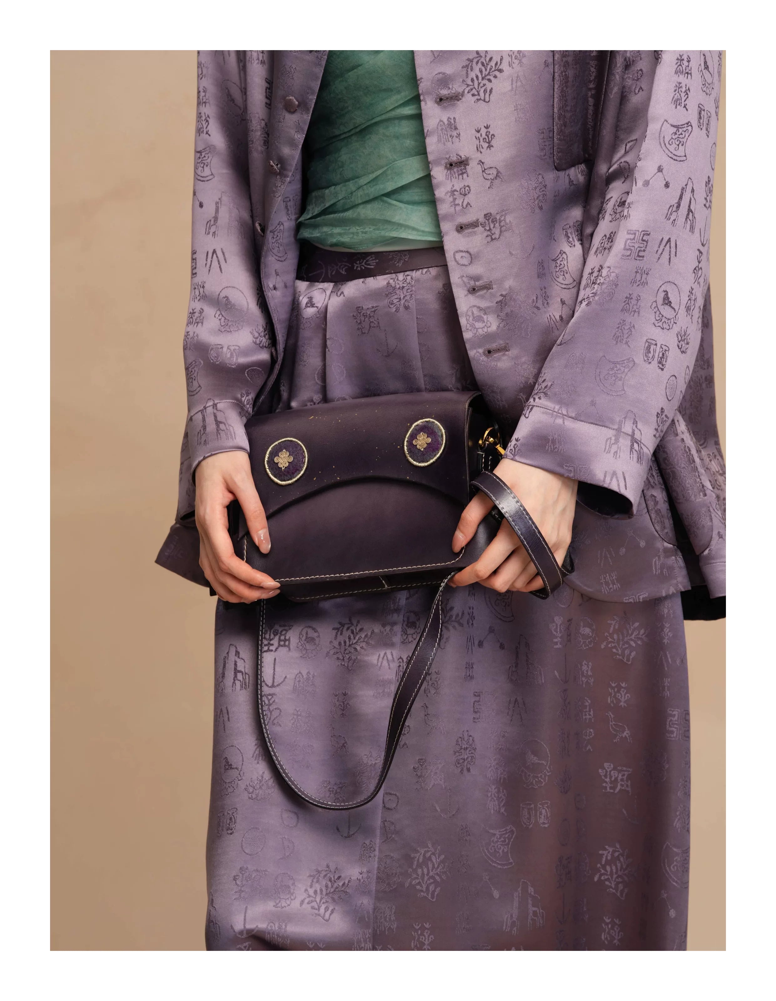 Luxury Heavy Silk Jacquard Cardigan Jacket-26Z2Y118709