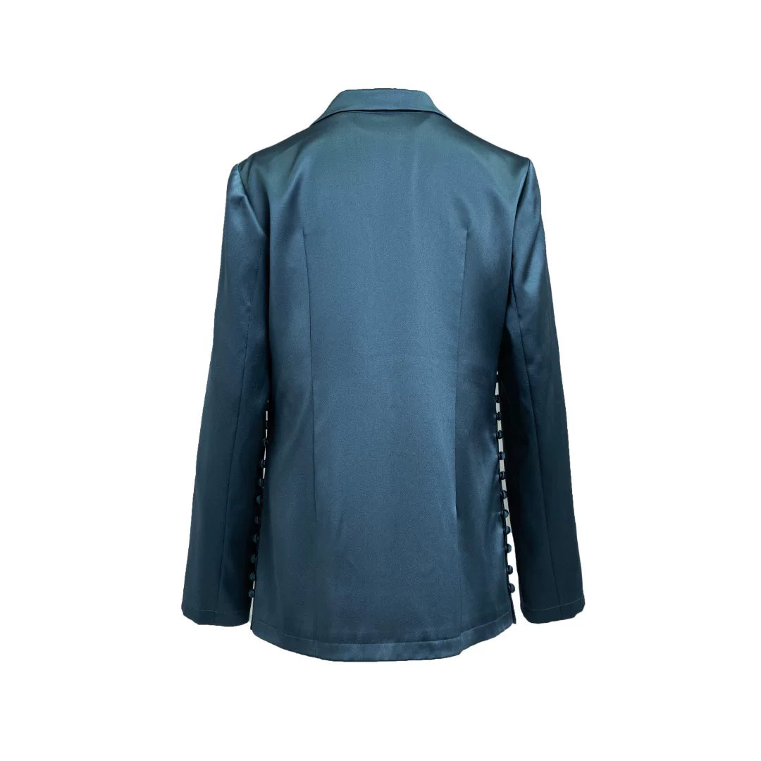 Luxury Pure Heavy Silk Tailored Blazer- 26ZWT6697