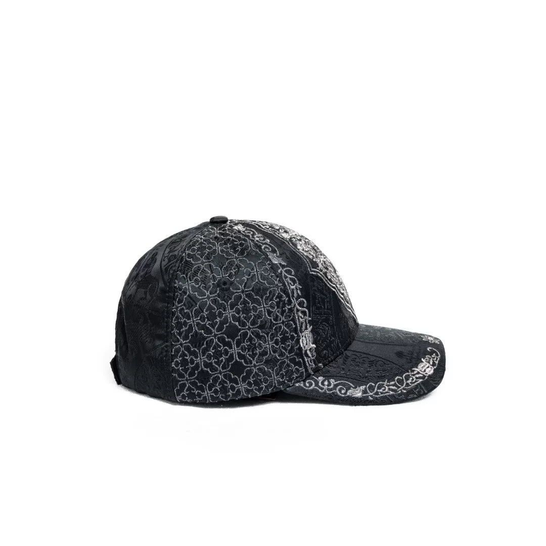 Luxury Embroidered Silk Baseball Cap-25Z1219YK