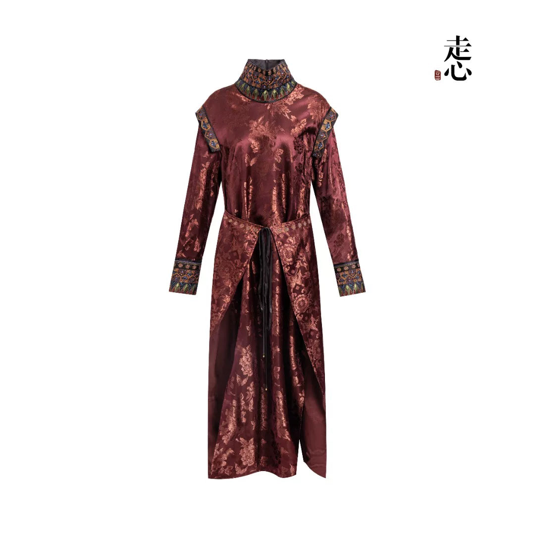Luxury Guge Kingdom Silk Tibetan Dress- 24Z50001