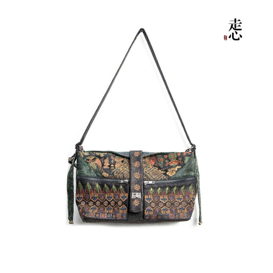 Oriental Heritage Handmade Guge Kingdom Embroidered Bag