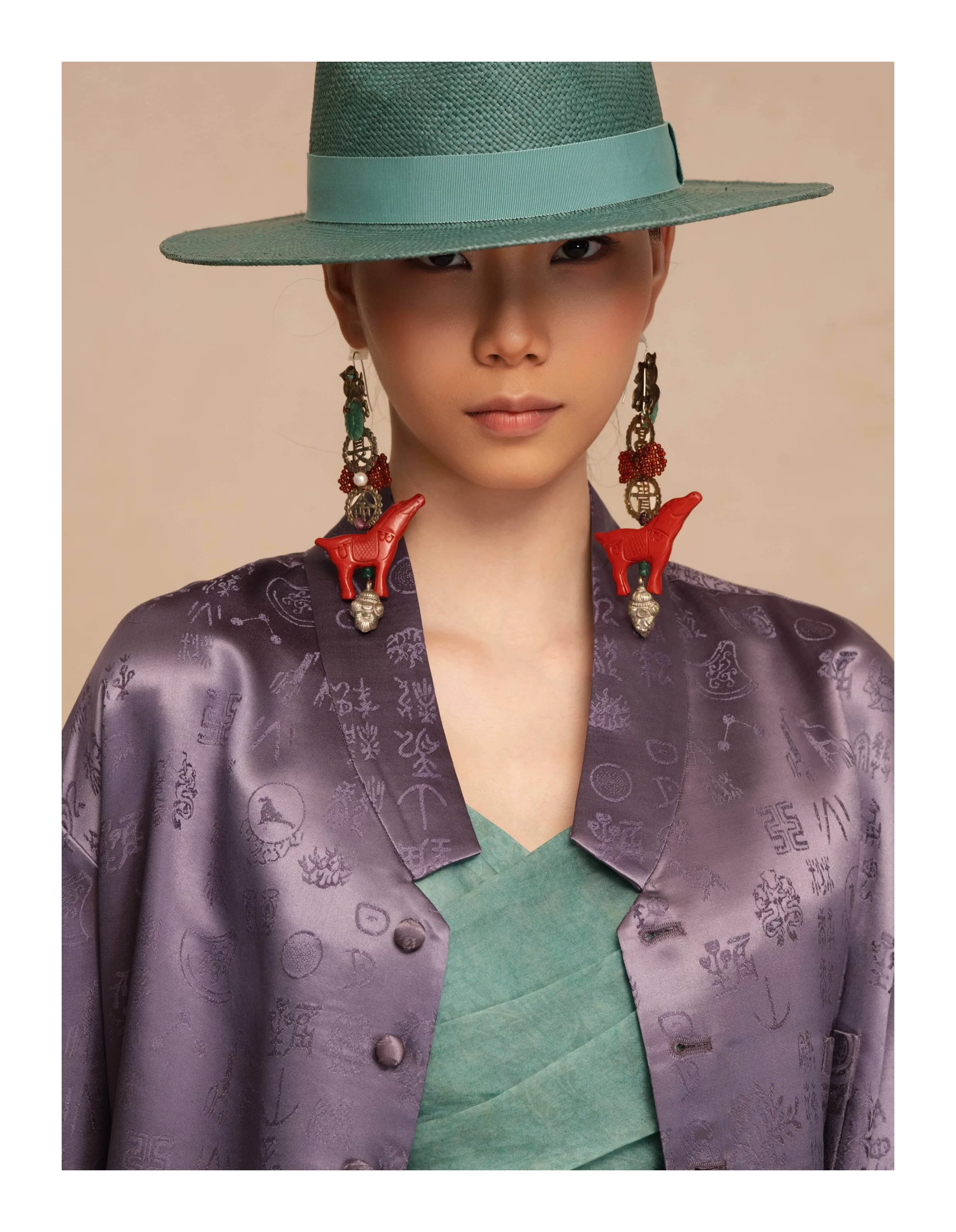 Luxury Heavy Silk Jacquard Cardigan Jacket-26Z2Y118709
