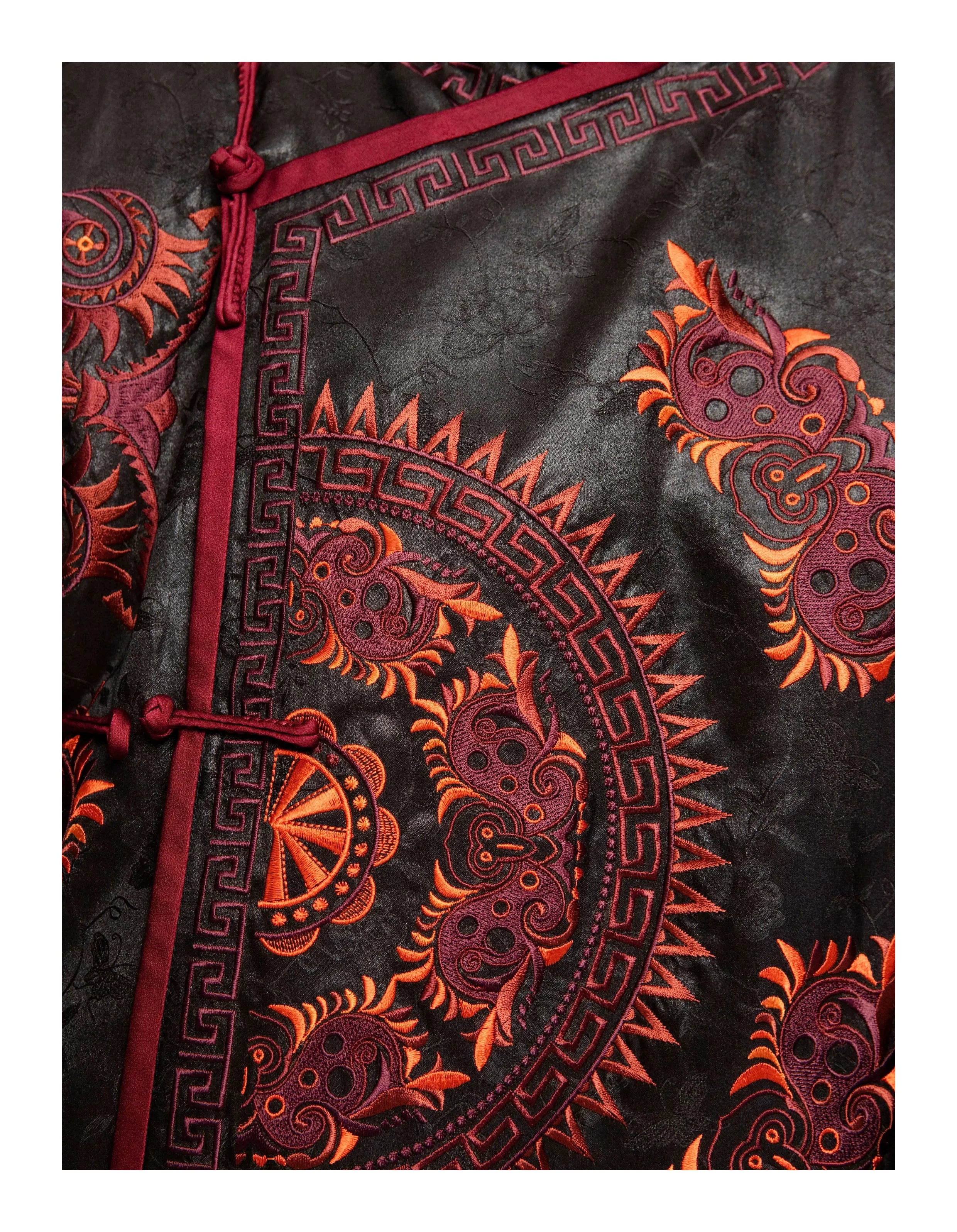 Luxury Silk Cape Jacket Butterfly Mother-25ZWT5992