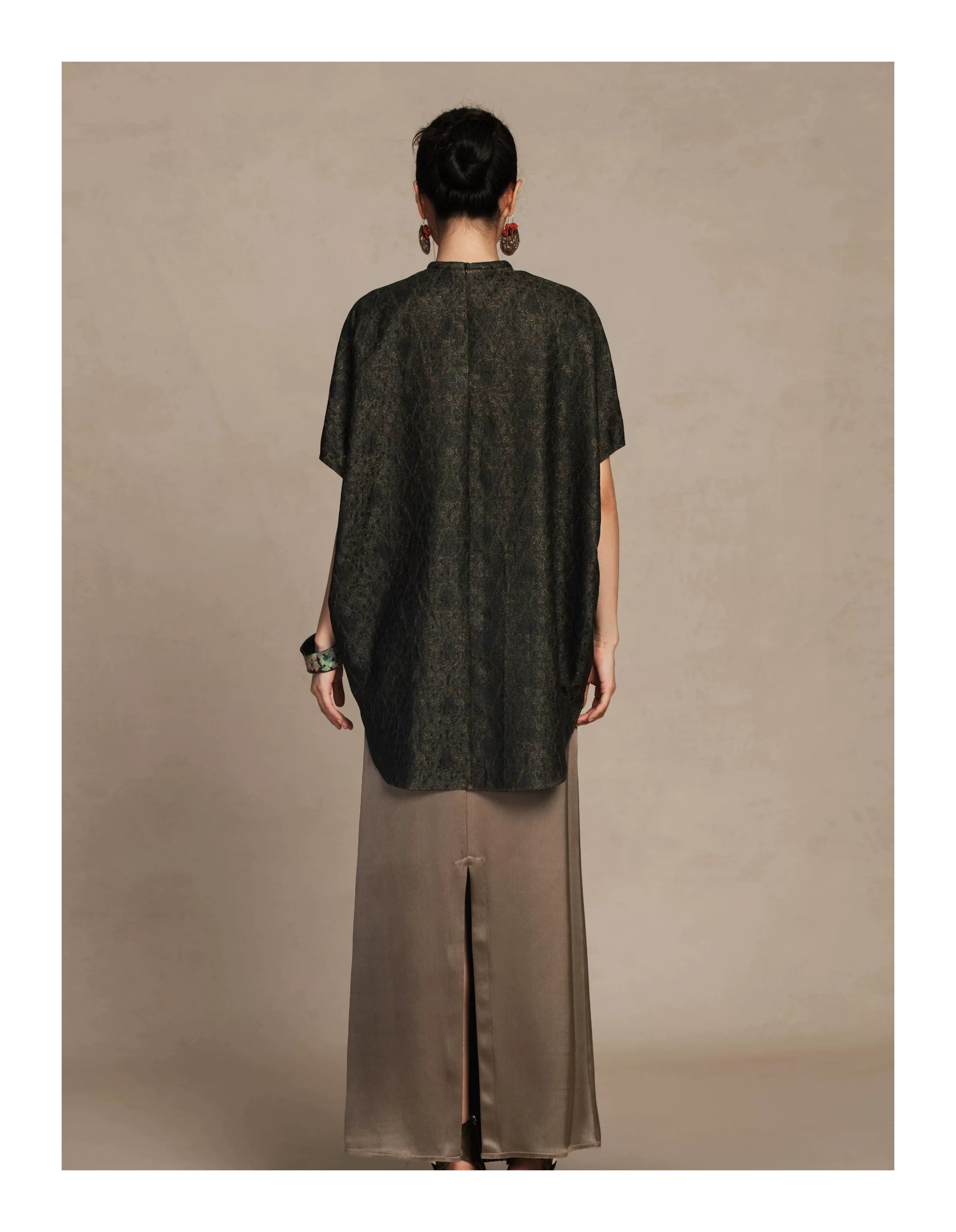 Luxury 60 Momme Heavy Silk Maxi Skirt- 26Z26214729