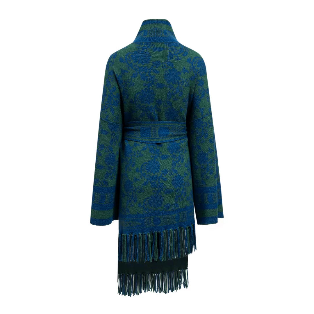 Luxury 1200g Pure Cashmere Robe Coat-25ZX2535