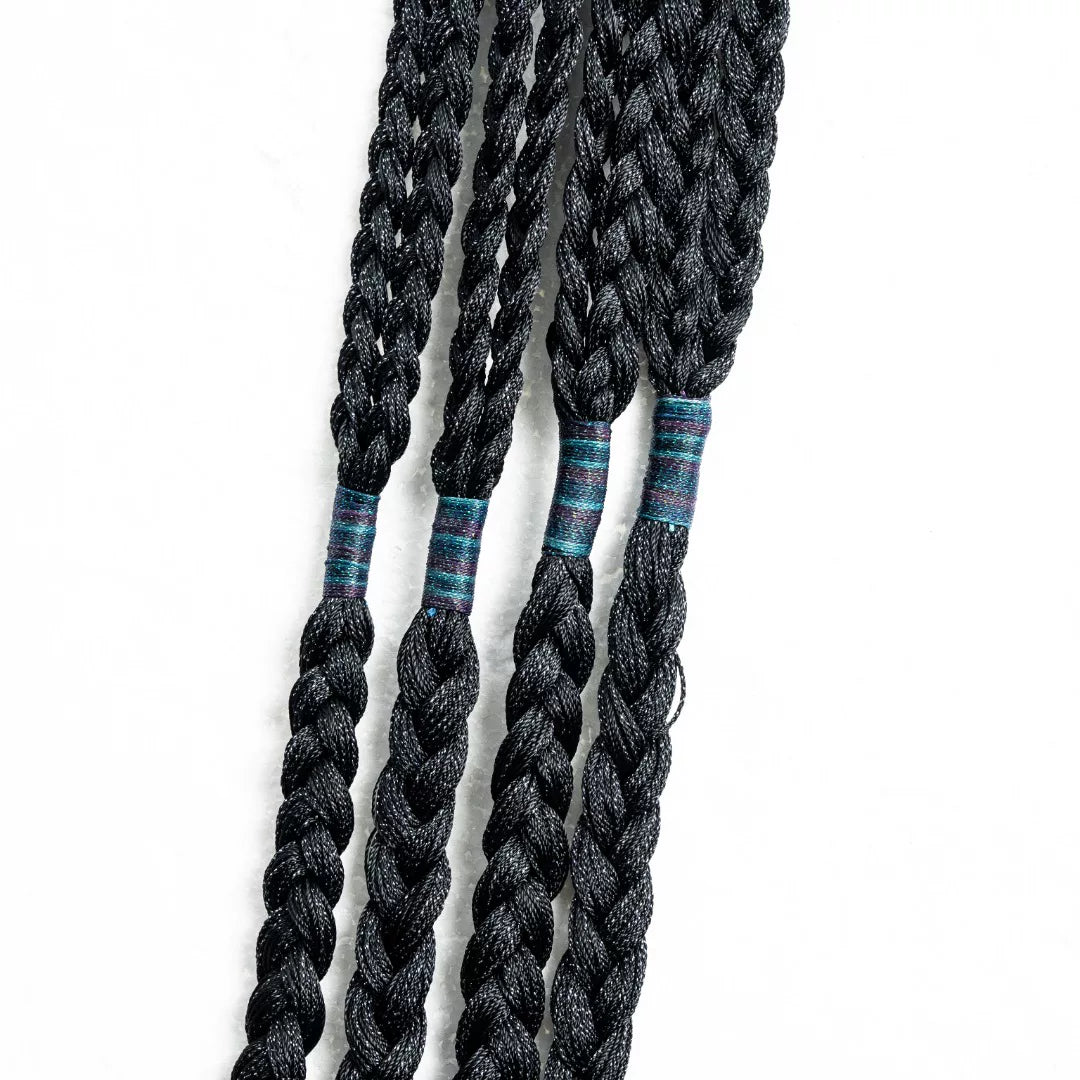 Luxury Hand-Braided Silk Cord Tassel Belt-25ZZY01