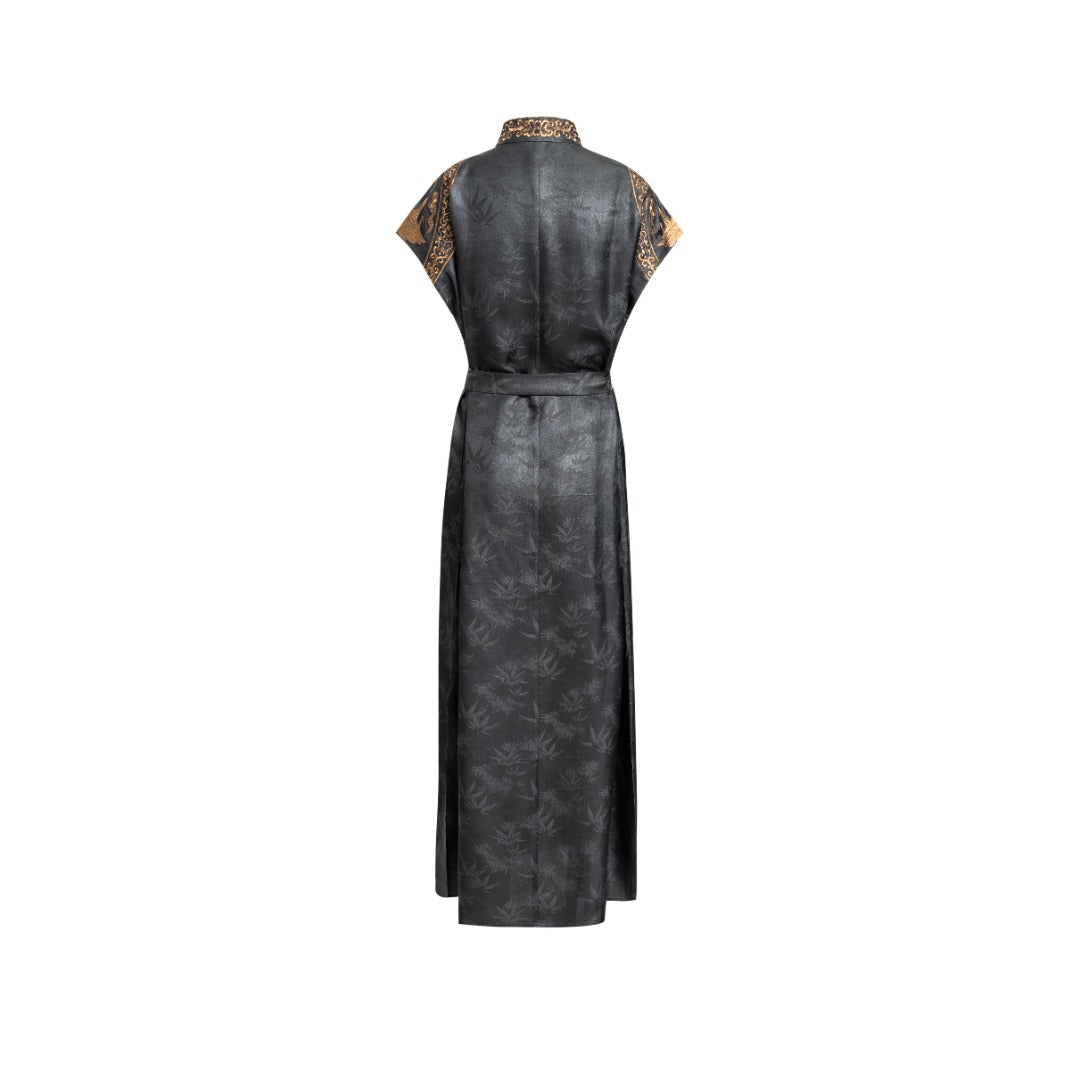 Modern Heritage Silhouette Silk Dress--25ZW25F