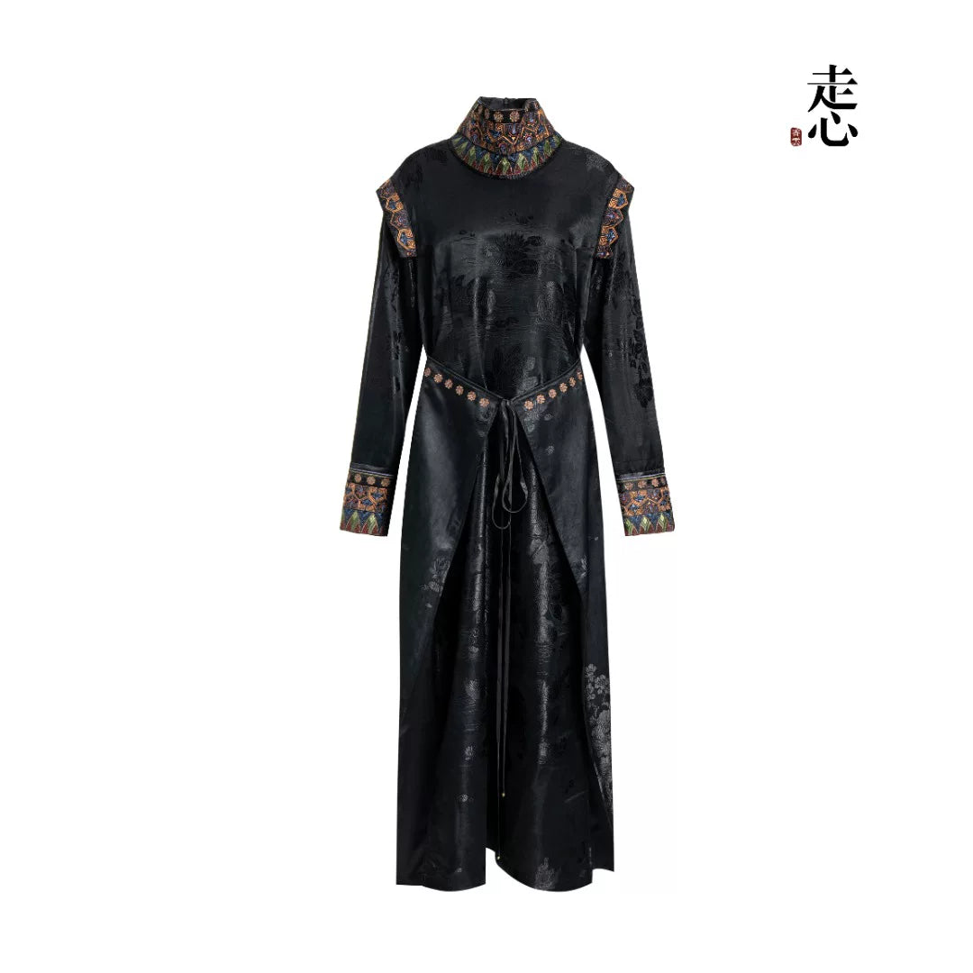 Luxury Guge Kingdom Silk Tibetan Dress- 24Z50001