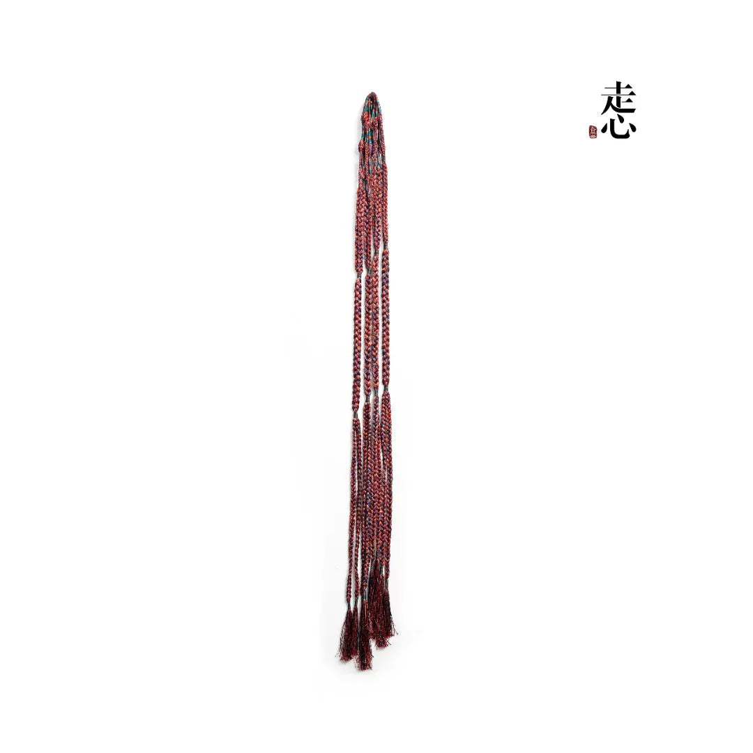 Luxury Hand-Braided Silk Cord Tassel Belt-25ZZY01