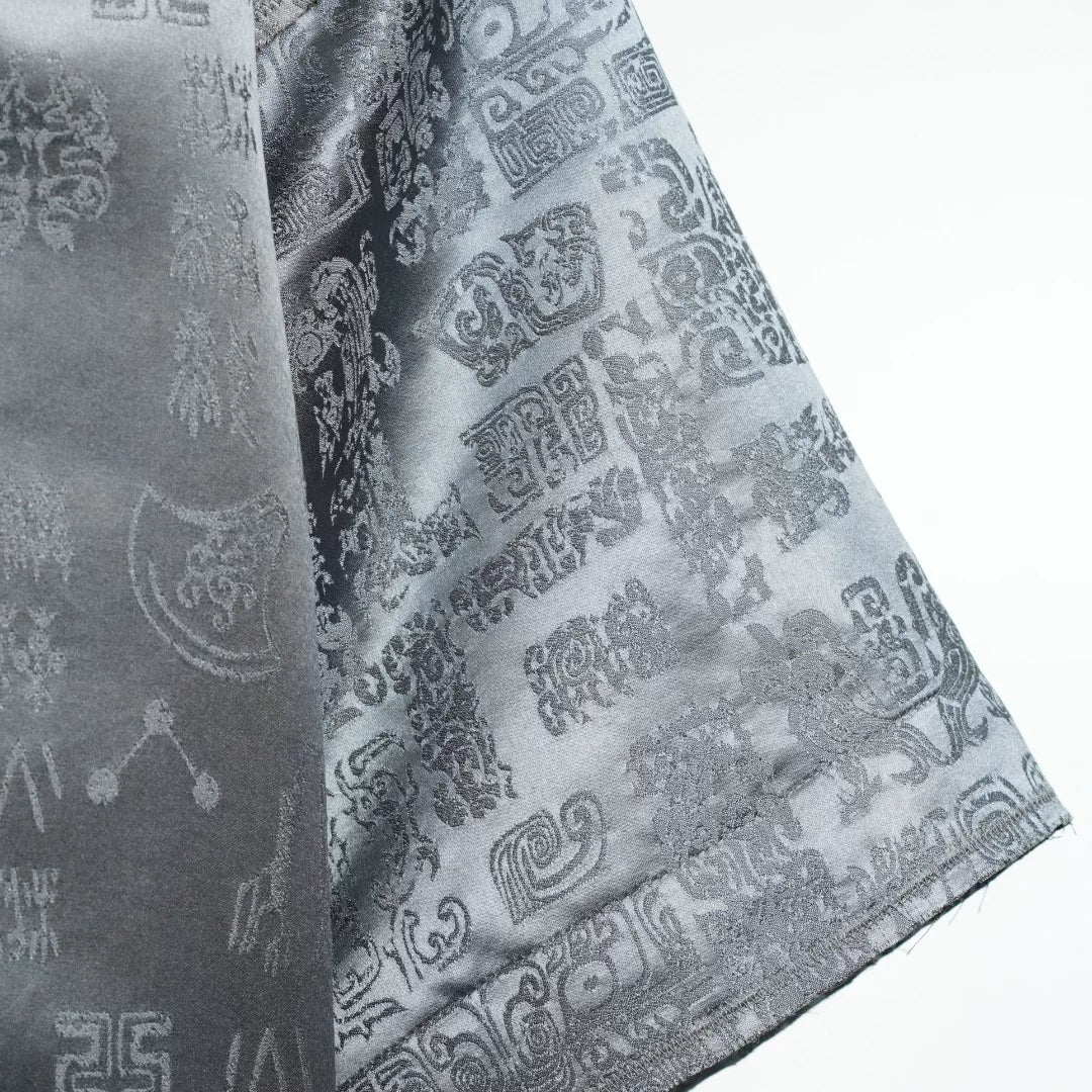 Luxury Heavy Silk Kimono Cardigan Robe- 26Z2Y118629