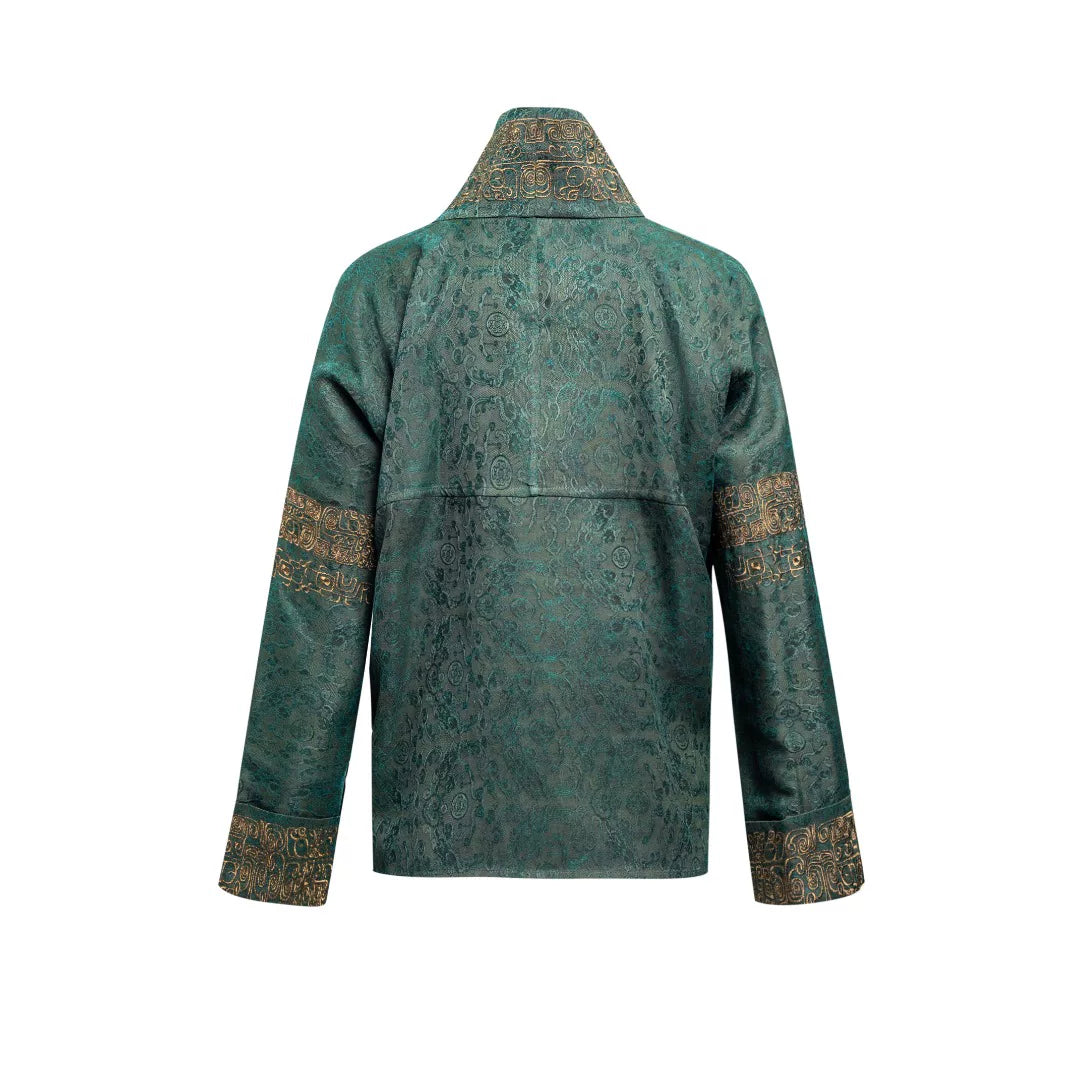 Luxury Plum Heavy Silk Kimono Cardigan-26ZW055F