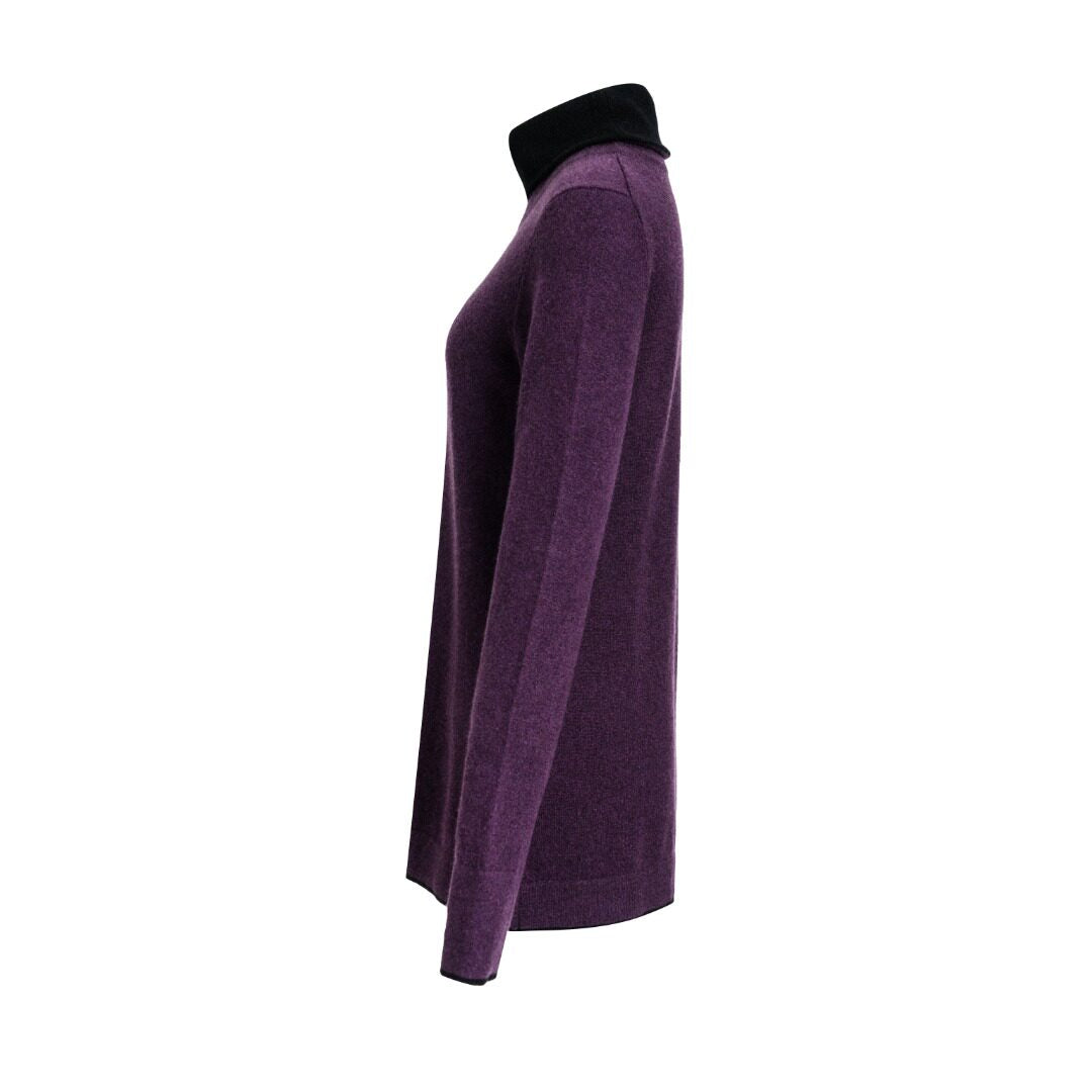 Luxury Pure Cashmere Turtleneck Base Layer-24ZAD0947-ZX