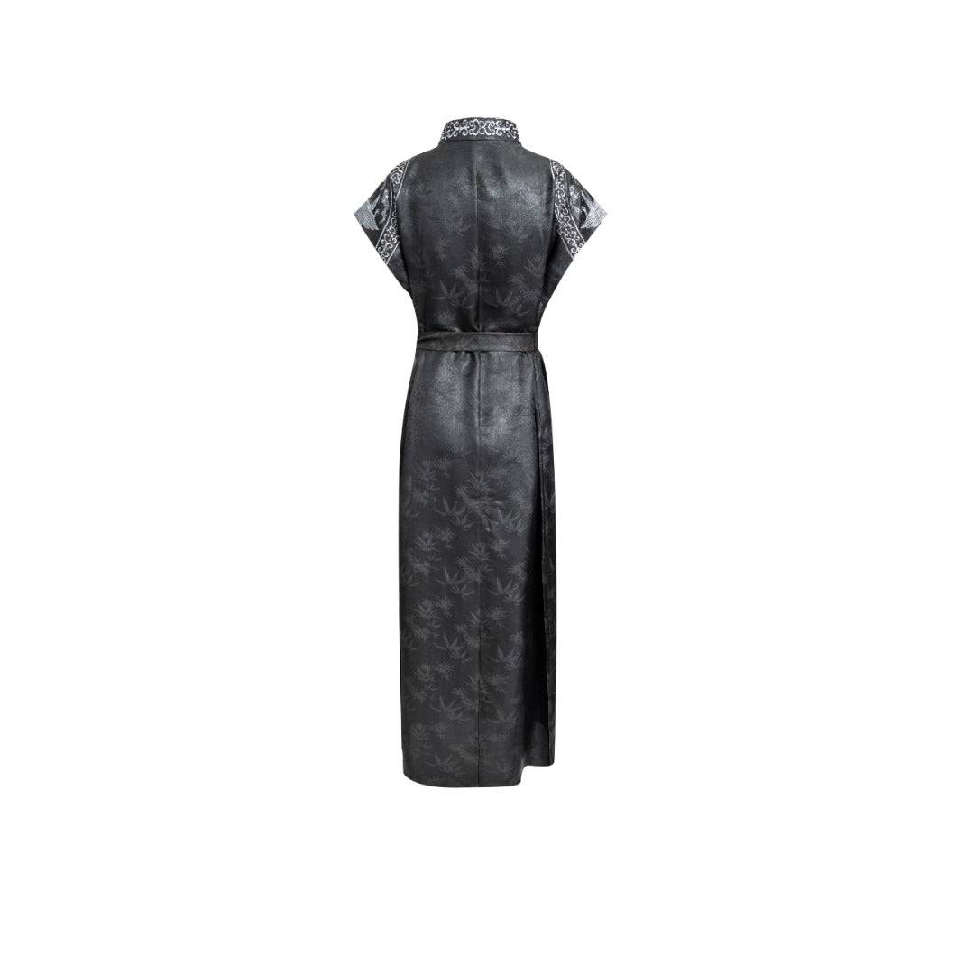 Modern Heritage Silhouette Silk Dress--25ZW25F