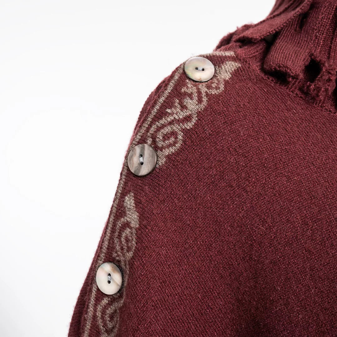 Luxury 760g Brown Gilded Cashmere Sweater-25ZX2520